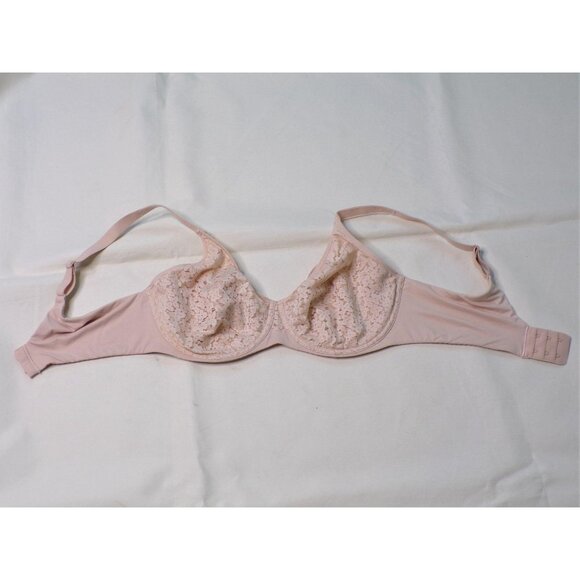 🆕 CHANTELLE Norah Underwire Non-Padded Bra 34DD Nude Blush Beige #13F1 - Picture 7 of 12